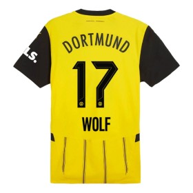 Günstige Fußballtrikots Borussia Dortmund Wolf 17 Heimtrikot 2024-25 Kurzarm